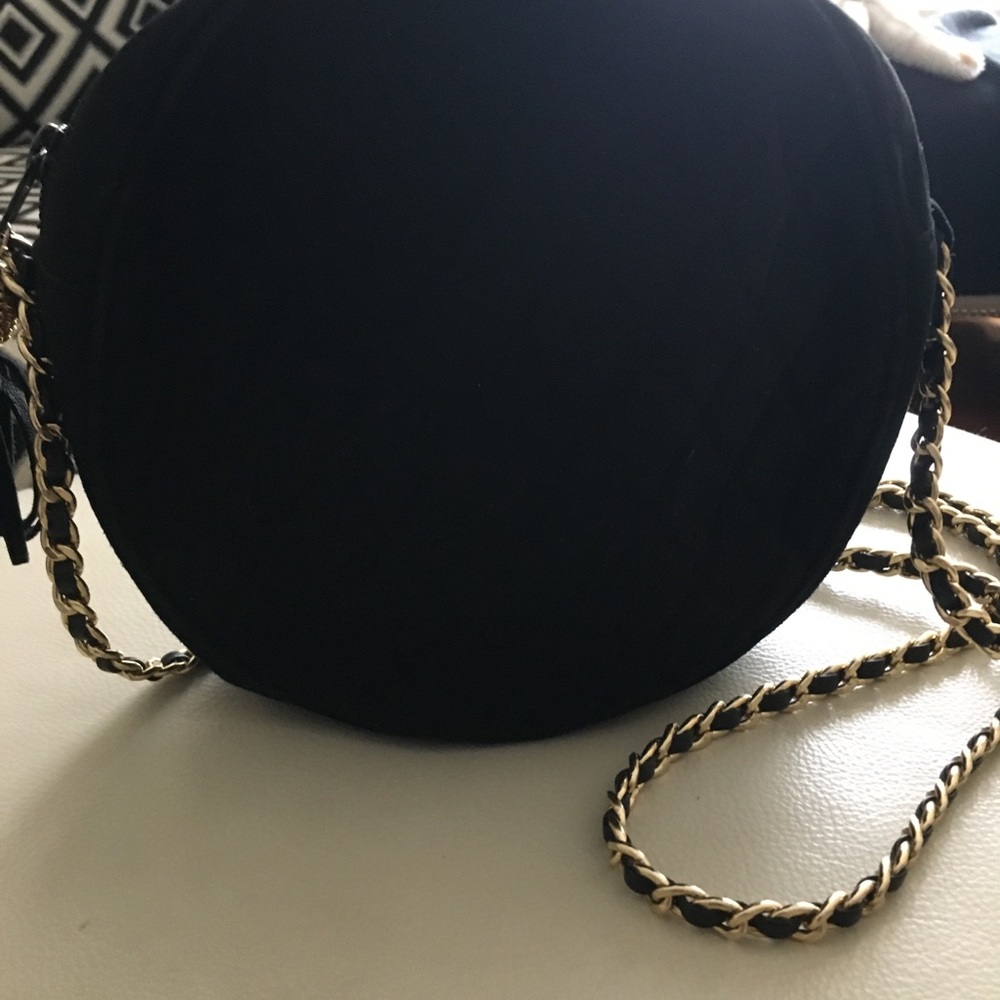 Suede vintage crossbody